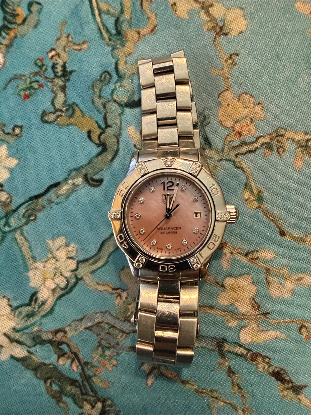 Tag Heuer Aquaracer 300 with Mother of Pearl and Diamond Markers